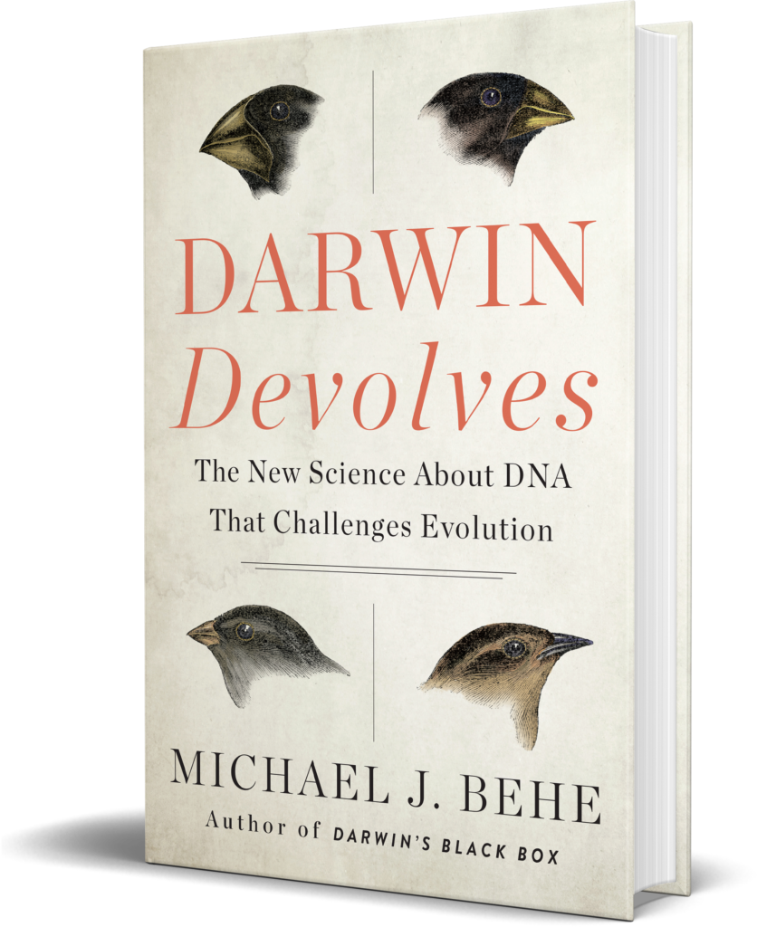 This image has an empty alt attribute; its file name is Darwin-Devolves-Behe-3D-836x1024.png